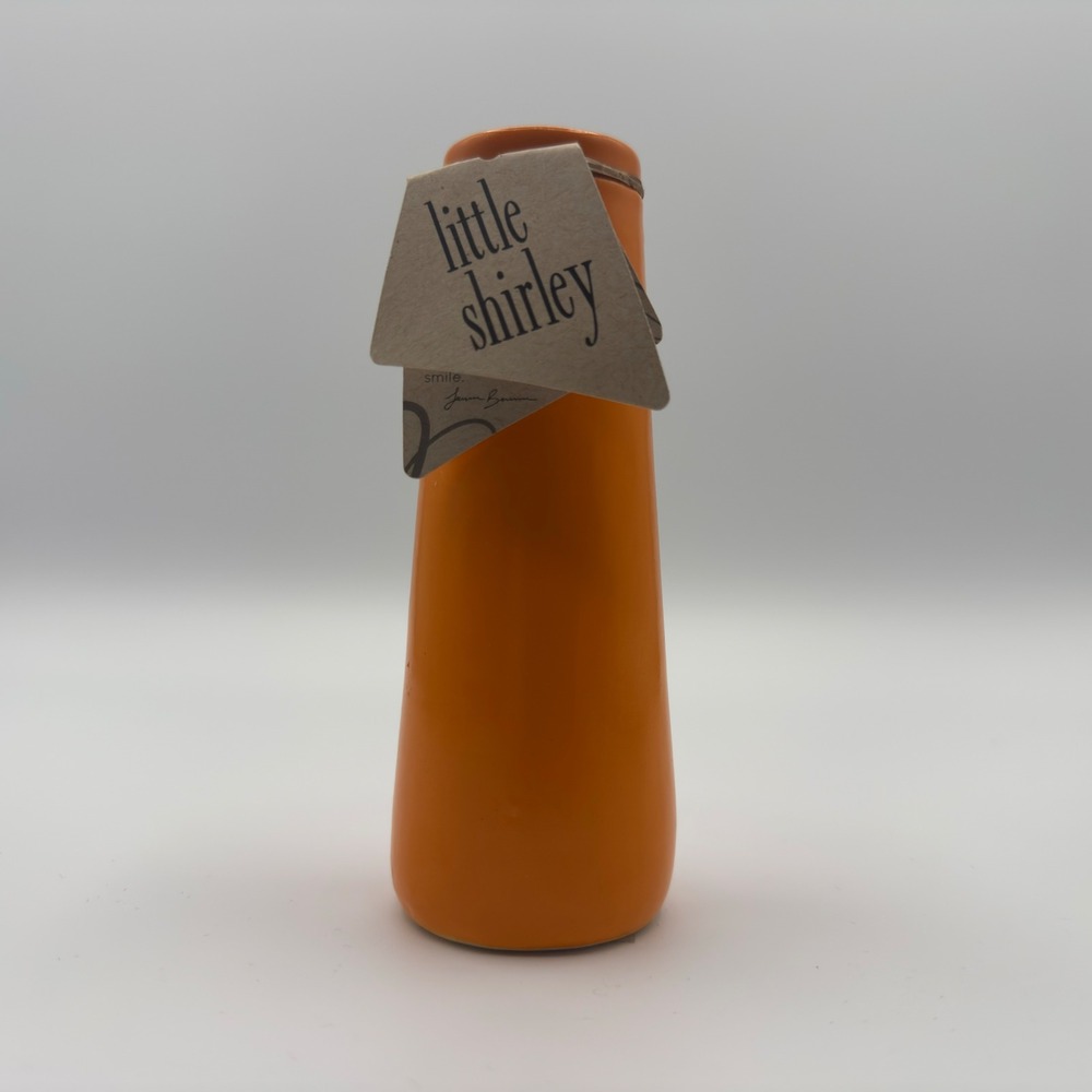 Material Good Little Shirley Tall Ceramic Bud Vase Marigold Orange LS-T-MAR